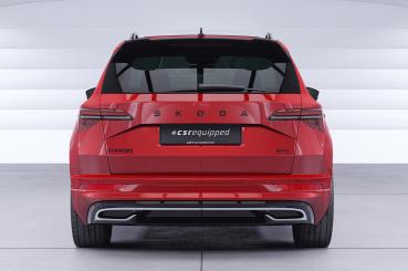CSR Heckspoiler | Heckflügel mit ABE für Skoda Karoq Sportline HF279-G Glossy schwarz Hochglanz (keine Lackierung erforderlich)