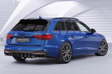CSR Heckspoiler | Heckflügel mit ABE für Audi A4 B9 (Typ 8W) Avant HF577-S Strukturiert schwarz matt (keine Lackierung erforderlich)