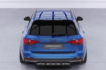 CSR Heckspoiler | Heckflügel mit ABE für Audi A4 B9 (Typ 8W) Avant HF577-S Strukturiert schwarz matt (keine Lackierung erforderlich)