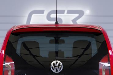 CSR Heckspoiler | Heckflügel mit ABE für VW up!/ Seat Mii/ Skoda Citigo HF578-S Strukturiert schwarz matt (keine Lackierung erforderlich)