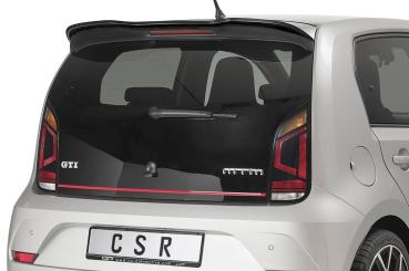 CSR Heckspoiler | Heckflügel mit ABE für VW up! GTI HF579-S Strukturiert schwarz matt (keine Lackierung erforderlich)