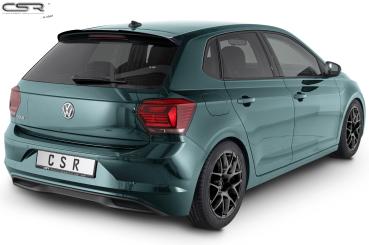 CSR Heckspoiler | Heckflügel mit ABE für VW Polo VI 2G (Typ AW) HF581-G Glossy schwarz Hochglanz (keine Lackierung erforderlich)