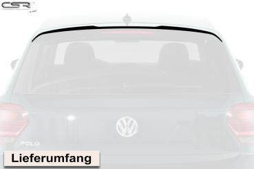 CSR Heckspoiler | Heckflügel mit ABE für VW Polo VI 2G (Typ AW) HF581-G Glossy schwarz Hochglanz (keine Lackierung erforderlich)