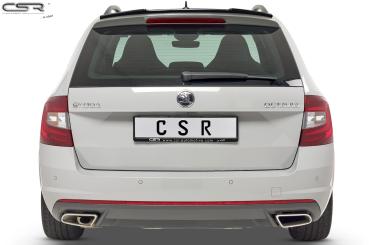 CSR Heckspoiler | Heckflügel mit ABE für Skoda Octavia III (Typ 5E) HF589-M Carbon Look matt strukturiert (keine Lackierung erforderlich)