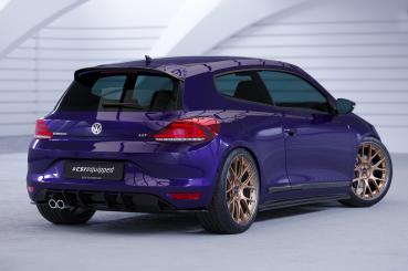 CSR Heckspoiler | Heckflügel mit ABE für VW Scirocco III HF598-S schwarz matt strukturiert (keine Lackierung erforderlich)