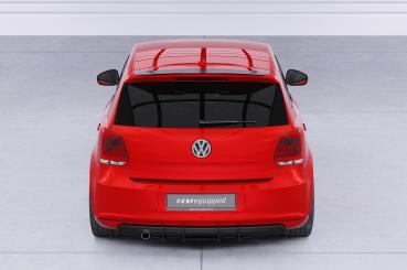 CSR Heckspoiler | Heckflügel mit ABE für VW Polo V (Typ 6R) GTI / R-Line HF615-S Strukturiert schwarz matt (keine Lackierung erforderlich)