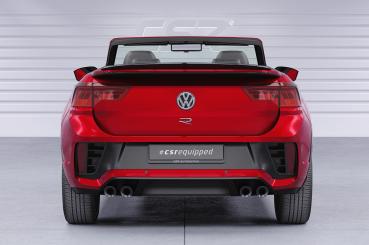 CSR Heckspoiler | Heckflügel mit ABE für VW T-Roc (Typ A1) Cabrio HF619-M Carbon Look matt strukturiert (keine Lackierung erforderlich)