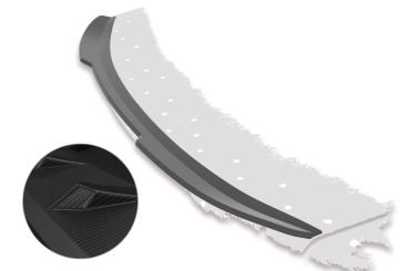 CSR Heckspoiler | Heckflügel mit ABE für Ford Mondeo MK4 (Typ BA7) HF629-M Carbon Look matt strukturiert (keine Lackierung erforderlich)