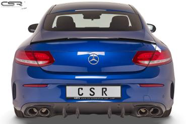 CSR Heckspoiler | Heckflügel mit ABE für Mercedes-Benz C-Klasse C205 HF631-M Carbon Look matt strukturiert (keine Lackierung erforderlich)
