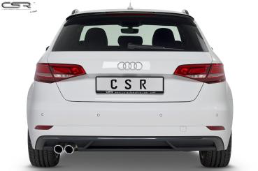 CSR Heckspoiler | Heckflügel mit ABE für Audi A3 8V Sportback HF633-S schwarz matt strukturiert (keine Lackierung erforderlich)