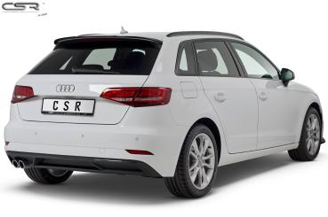 CSR Heckspoiler | Heckflügel mit ABE für Audi A3 8V Sportback HF633-S schwarz matt strukturiert (keine Lackierung erforderlich)