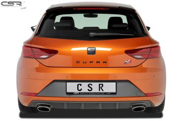 CSR Heckspoiler | Heckflügel mit ABE für Seat Leon 3 (Typ 5F) Cupra HF646-L Lackierung erforderlich (unlackiert)