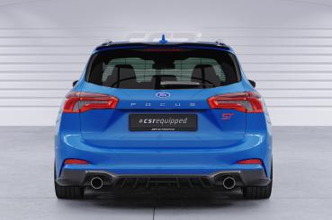 CSR Heckspoiler | Heckflügel mit ABE für Ford Focus MK4 Turnier HF648-S Strukturiert schwarz matt (keine Lackierung erforderlich)