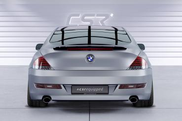 CSR Heckspoiler | Heckflügel mit ABE für BMW 6er E63/E64 HF649-G Glossy schwarz Hochglanz (keine Lackierung erforderlich)