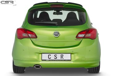 CSR Heckspoiler | Heckflügel mit ABE für Opel Corsa E OPC-Line HF663-G Glossy schwarz Hochglanz (keine Lackierung erforderlich)