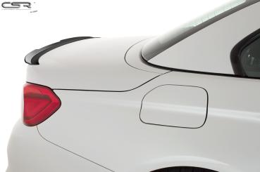 CSR Heckspoiler | Heckflügel mit ABE für BMW 4er F33 / M4 F83 Cabrio HF673-S Strukturiert schwarz matt (keine Lackierung erforderlich)