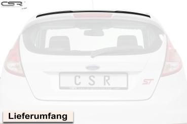 CSR Heckspoiler | Heckflügel mit ABE für Ford Fiesta MK7 ST / ST-Line HF676-C Carbon Look Hochglanz (keine Lackierung erforderlich)