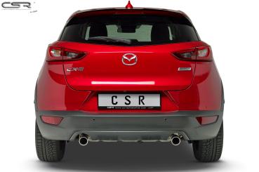CSR Heckspoiler | Heckflügel mit ABE für Mazda CX-3 HF678-S Strukturiert schwarz matt (keine Lackierung erforderlich)
