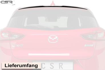 CSR Heckspoiler | Heckflügel mit ABE für Mazda CX-3 HF678-S Strukturiert schwarz matt (keine Lackierung erforderlich)