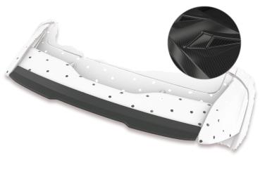 CSR Heckspoiler | Heckflügel mit ABE für Ford Focus MK3 RS HF679-C Carbon Look Hochglanz (keine Lackierung erforderlich)