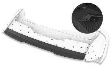 CSR Heckspoiler | Heckflügel mit ABE für Ford Focus MK3 RS HF679-M Carbon Look matt strukturiert (keine Lackierung erforderlich)