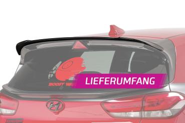 CSR Heckspoiler | Heckflügel mit ABE für Hyundai I30 N (PD) N HF683-S schwarz matt strukturiert (keine Lackierung erforderlich)