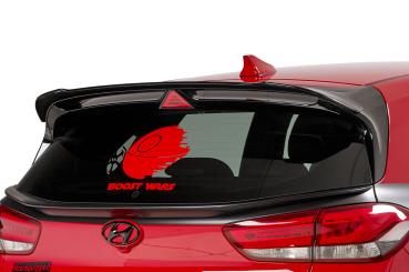 CSR Heckspoiler | Heckflügel mit ABE für Hyundai I30 N (PD) N HF683-S schwarz matt strukturiert (keine Lackierung erforderlich)