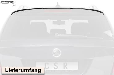CSR Heckspoiler | Heckflügel mit ABE für Skoda Superb II (Typ 3T) Kombi HF691-L schwarz matt (Lackierung erforderlich)