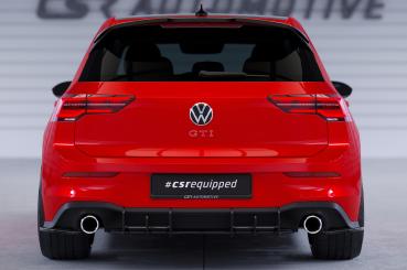 CSR Heckspoiler | Heckflügel mit ABE für VW Golf 8 GTI, GTD, R HF694-G Glossy schwarz glänzend (keine Lackierung erforderlich)