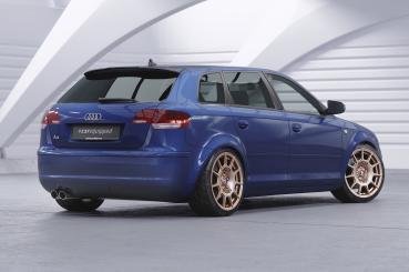 CSR Heckspoiler | Heckflügel mit ABE für Audi A3 8PA HF696-L schwarz matt (Lackierung erforderlich)