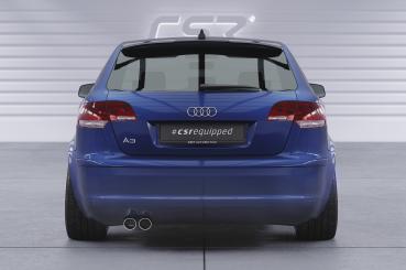 CSR Heckspoiler | Heckflügel mit ABE für Audi A3 8PA HF696-L schwarz matt (Lackierung erforderlich)