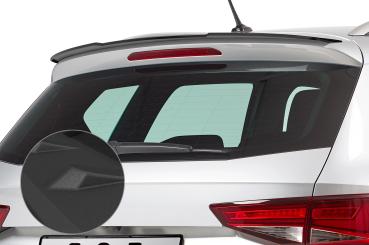 CSR Heckspoiler | Heckflügel mit ABE für Seat Ateca (Typ 5FP, KH7) HF702-S Strukturiert schwarz matt (keine Lackierung erforderlich)