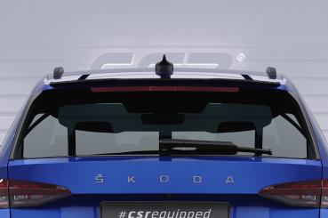 CSR Heckspoiler | Heckflügel mit ABE für Skoda Octavia IV Combi HF703-S schwarz matt strukturiert (keine Lackierung erforderlich)