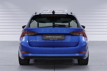 CSR Heckspoiler | Heckflügel mit ABE für Skoda Octavia IV Combi HF703-S schwarz matt strukturiert (keine Lackierung erforderlich)