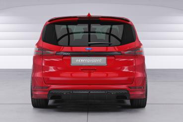 CSR Heckspoiler | Heckflügel mit ABE für Ford S-Max 2. Gen HF708-M Carbon Look matt strukturiert (keine Lackierung erforderlich)