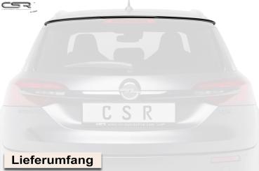 CSR Heckspoiler | Heckflügel mit ABE für Opel Insignia A Sports Tourer HF712-M Carbon Look matt strukturiert (keine Lackierung erforderlich)