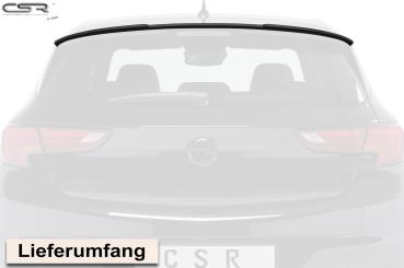CSR Heckspoiler | Heckflügel mit ABE für Opel Astra K Schrägheck HF716-L schwarz matt (Lackierung erforderlich)