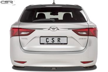 CSR Heckspoiler | Heckflügel mit ABE für Toyota Avensis (T27) Kombi HF725-C Carbon Look Hochglanz (keine Lackierung erforderlich)