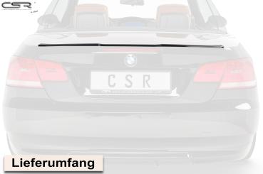 CSR Heckspoiler | Heckflügel mit ABE für BMW 3er E93 Cabrio HF726-M Carbon Look matt strukturiert (keine Lackierung erforderlich)