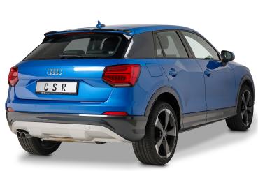 CSR Heckspoiler | Heckflügel mit ABE für Audi Q2 HF734-M Carbon Look matt strukturiert (keine Lackierung erforderlich)