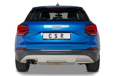 CSR Heckspoiler | Heckflügel mit ABE für Audi Q2 HF734-M Carbon Look matt strukturiert (keine Lackierung erforderlich)