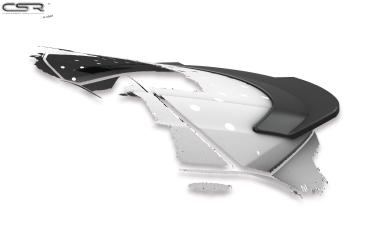 CSR Heckspoiler | Heckflügel mit ABE für Audi Q2 HF734-M Carbon Look matt strukturiert (keine Lackierung erforderlich)