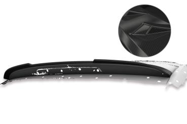 CSR Heckspoiler | Heckflügel mit ABE für Skoda Rapid (Typ NH) Spaceback HF735-C Carbon Look Hochglanz (keine Lackierung erforderlich)