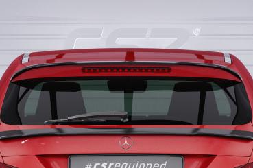 CSR Heckspoiler | Heckflügel mit ABE für Mercedes-Benz CLA X117 Shooting Brake HF739-L Lackierung erforderlich (schwarz matt)