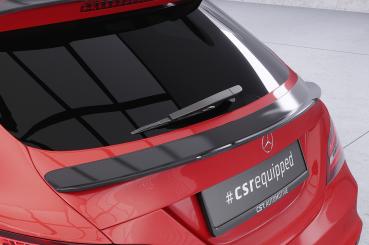 CSR Heckspoiler | Heckflügel mit ABE für Mercedes-Benz CLA X117 Shooting Brake HF743-M Carbon Look matt strukturiert (keine Lackierung erforderlich)