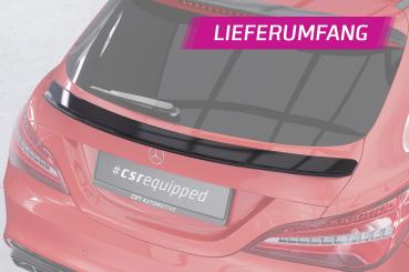 CSR Heckspoiler | Heckflügel mit ABE für Mercedes-Benz CLA X117 Shooting Brake HF743-M Carbon Look matt strukturiert (keine Lackierung erforderlich)