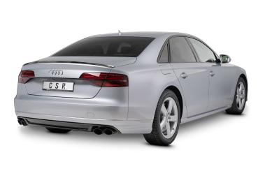 CSR Heckspoiler | Heckflügel mit ABE für Audi A8 / S8 D4 (Typ 4H) HF744-G Glossy schwarz Hochglanz (keine Lackierung erforderlich)