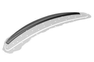 CSR Heckspoiler | Heckflügel mit ABE für Mini R59 (Roadster) HF752-L schwarz matt (Lackierung erforderlich)