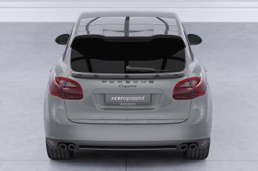 CSR Heckspoiler | Heckflügel mit ABE für Porsche Cayenne Typ 92A HF757-L schwarz matt (Lackierung erforderlich)