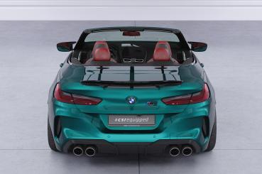 CSR Heckspoiler | Heckflügel mit ABE für BMW 8er / M8 G14 / F91 Cabrio HF767-C Carbon Look Hochglanz (keine Lackierung erforderlich)